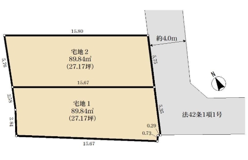 相模原市南区御園1丁目の土地区画2の外観の写真